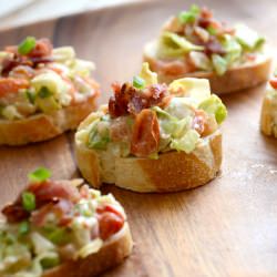 Wedge Salad Crostini Bites - Recipe photo by claireg