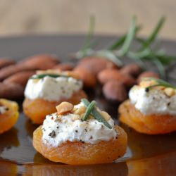 Apricot Canapés - Recipe photo by CookTheStory