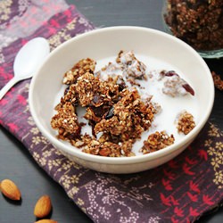 Best Apple Chocolate Granola - Recipe photo by GoodFoodBlog