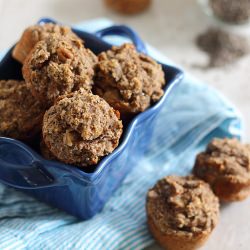 Banana Chia Bites - Recipe photo by Running to the Kitchen
