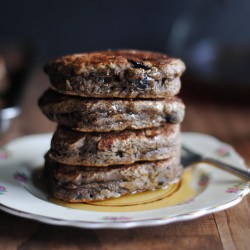 Blueberry Banana Buckwheat Pancakes - Recipe photo by tartletsweets