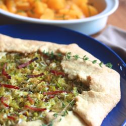 Spring Onion & Leek Crostada - Recipe photo by gentry