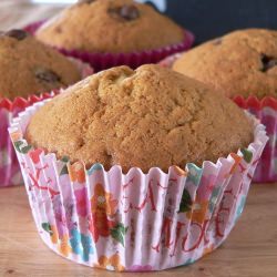 Chocolate Chip Banana Cupcakes - Recipe photo by wokarella