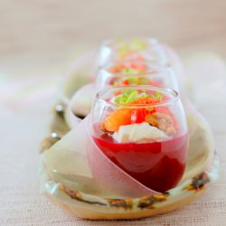 Beet Jello, Prunes, Walnuts, Orange - Recipe photo by helenrennie