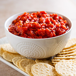 Ajvar (Roasted Red Pepper Relish) - Recipe photo by goodneighbor