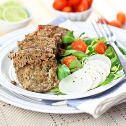 Vegetable Packed Meatloaf - Recipe photo by The Healthy Foodie