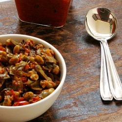 Sem ki Phalli – Tamatar ki Sabzi - Recipe photo by lubnakarim06