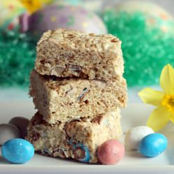 Malted Egg Rice Krispie Treats - Recipe photo by Sweet Southern Blue