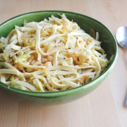 Haluski: Cabbage and Noodles - Recipe photo by SoHungryBlog