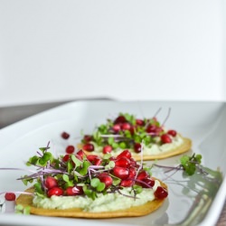 Chickpea Blinis - Recipe photo by comocomecami