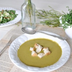 Spring Green Soup - Recipe photo by Town-and-Country-Living