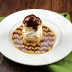 Profiterole with Chocolate Sauce - Recipe photo by Jessica Gavin