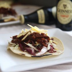 Guinness Chipotle Brisket Tacos - Recipe photo by thetastybite