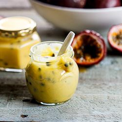 Passion Fruit Curd - Recipe photo by Simply Delicious