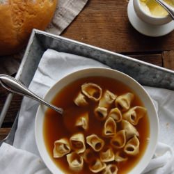 Tortellini en Brodo - Recipe photo by theartofdoingstuff