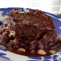 Pork Roast w/ Braised Red Cabbage - Recipe photo by mtlabor