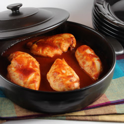 Easy Baked BBQ Buffalo Chicken - Recipe photo by Whitney Bond