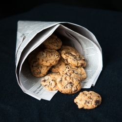 Dark Chocolate Chip Cookies - Recipe photo by hungryrabbitnyc