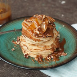 Caramel Apple Pancakes - Recipe photo by foodsofourlives