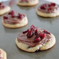 Chocolate Cranberry Bliss Cookies - Recipe photo by hiddenponies