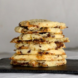 Caramel & Chocolate Chip Cookies - Recipe photo by coukine