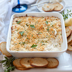 Hot Crab Dip - Recipe photo by FoodieCrush