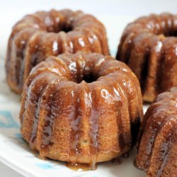 Baby Banana Bundt Cakes - Recipe photo by Blommi
