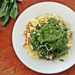 Spinach and Basil Pesto - Recipe photo by thenutritionalepiphany