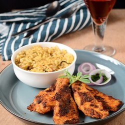 Roasted Chicken Strips - Recipe photo by Valarmathi
