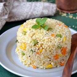 Broken Wheat Upma - Recipe photo by Valarmathi