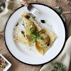 Homemade Ravioli with Nettles - Recipe photo by Blog cu Legume