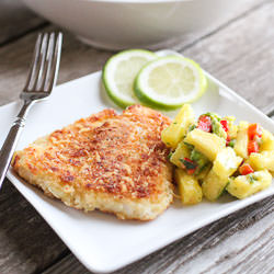 Panko & Parmesan Crusted Swai - Recipe photo by myadventuresinthecountry