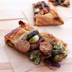 Caramelized Apple and Onion Tart - Recipe photo by Whitney Bond