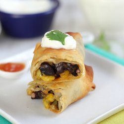 Baked Southwestern Egg Rolls - Recipe photo by eatdrinklove
