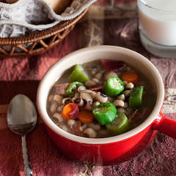 Quick Black-Eyed Pea Soup - Recipe photo by PressureCookingToday