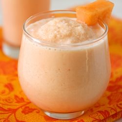 An Amazing Cantaloupe Smoothie - Recipe photo by WholeLifestyleNutrition