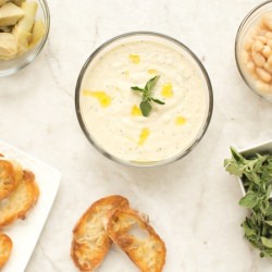 White bean and goat cheese spread - Recipe photo by BetterWithButter
