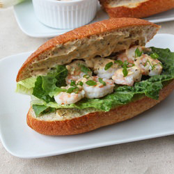 Shrimp Po' Boys - Recipe photo by DessertForTwo