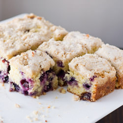 Blueberry Cornmeal Butter Cake - Recipe photo by clstar