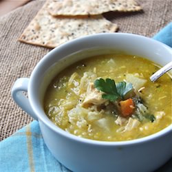 Chicken and Rice Peasant Soup - Recipe photo by TheWimpyVegetarian