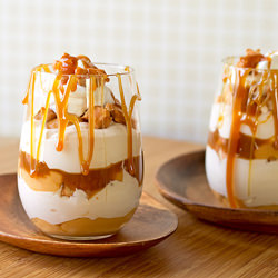 Caramel Graham Cracker Parfait - Recipe photo by The Midnight Baker