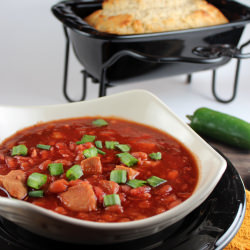 Crock Pot Pork Chop Chili - Recipe photo by Whitney Bond