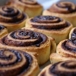 Express Cottage Cheese Cocoa Rolls - Recipe photo by WhileHeWasOut
