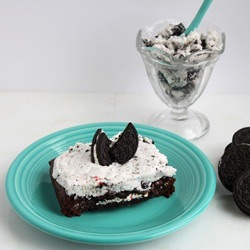 Oreo Brownies - Recipe photo by DessertForTwo