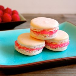 Raspberry French Macarons - Recipe photo by WhatJewWannaEat