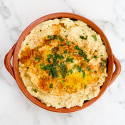 Roasted Garlic Hummus - Recipe photo by a house in the hills