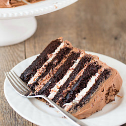 Choc Cake w/Marshmallow Filling - Recipe photo by browneyedbaker