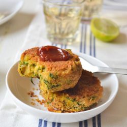 Chickpea and Spinach Patties - Recipe photo by Kurryleaves