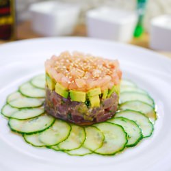 Tuna Tartare, Pickled Cucumber - Recipe photo by ChefSReynolds
