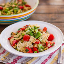 Fattoush Salad with Chicken - Recipe photo by jocooks